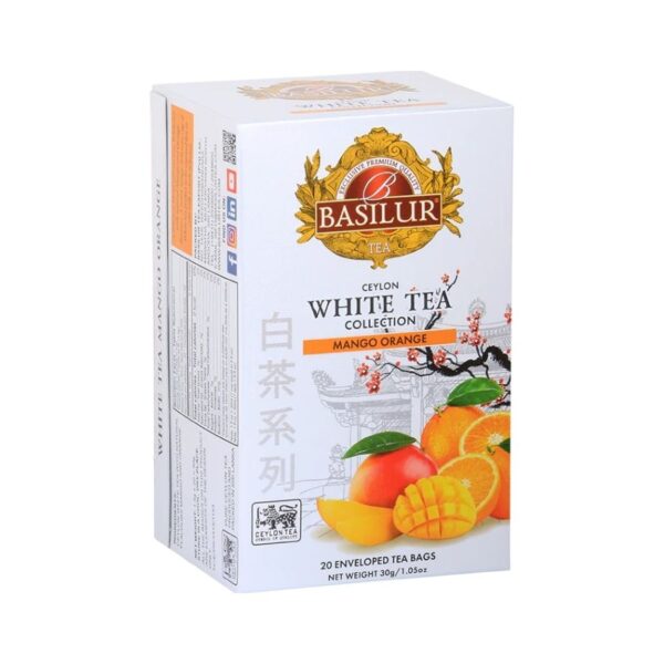 Basilur White Tea Collection- Mango i Pomorandža 20x1