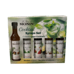 MONIN Cocktail Syrups Set, poklon set od 5 sirupa za pripremu koktela