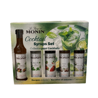 MONIN Cocktail Syrups Set, poklon set od 5 sirupa za pripremu koktela